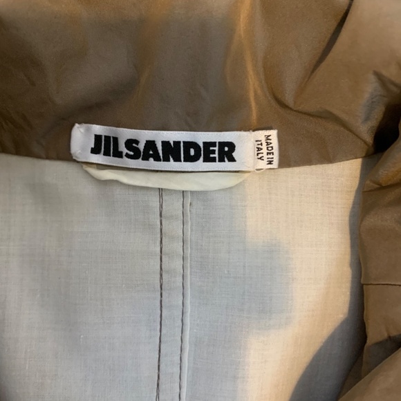 🧥👠👜Jil Sander Sexy Taupe Trench Coat - Picture 3 of 7